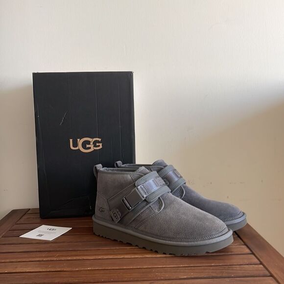 UGG Neumel SnapBack Shoes Metal USA Men Size 10/UK 9/EU 43 - Picture 2 of 15